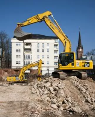 Bild: Exklusive Leipziger Parkvillen entstehen mit HKL Mietmaschinen