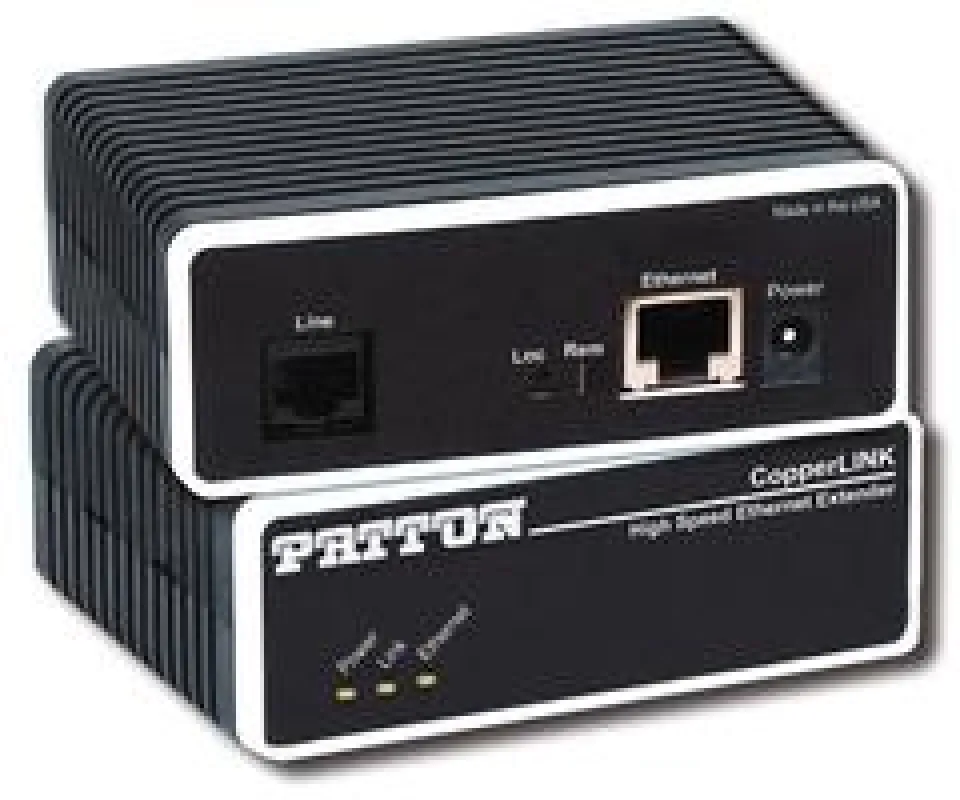 Patton Copperlink 2172 Ports übertragen Ethernet über 8 km bzw. 1,7 km mit 50 Mbit/s