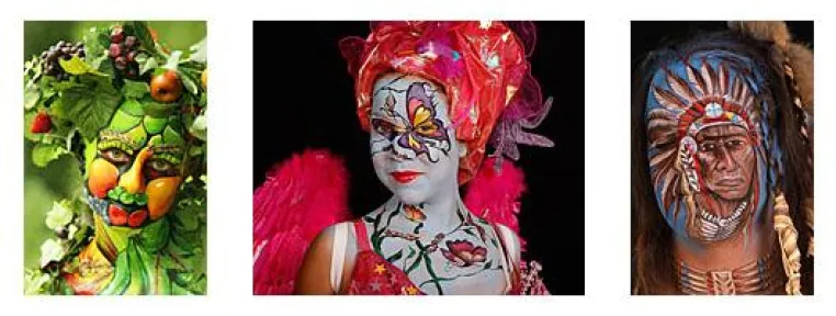 Bild: „Festival der Farben 2012“ zeigt Kunst im Gesicht