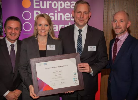 European Business Awards 2015/ 2016: mayato erhält Auszeichnung „National Champion“ für Deutschland Bild: European Business Awards 2015/ 2016: mayato erhält Auszeichnung „National Champion“ für Deutschland