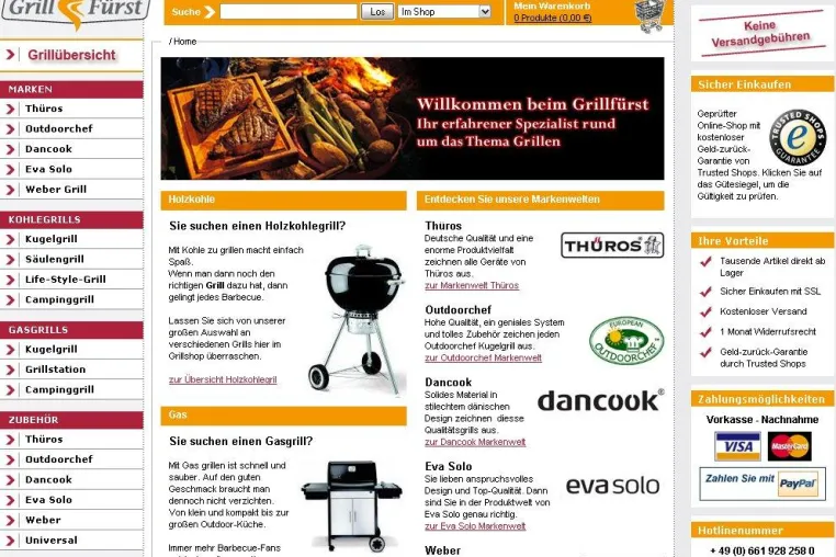 Bild: grillfuerst.de erhält Trusted Shops Gütesiegel