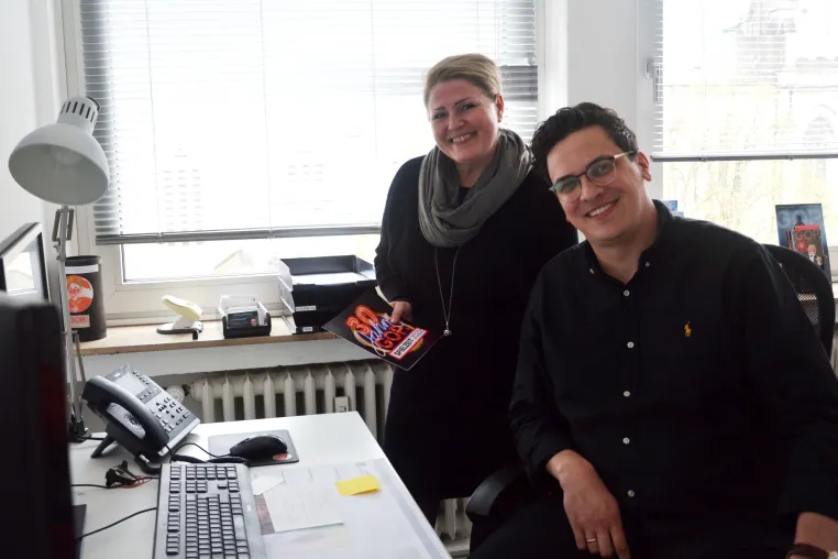 Bild: Verstärkung fürs Direktionsbüro - Nadine Stöckmann holt Marvin Boettcher ins Team