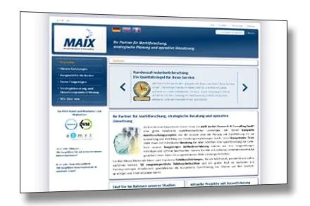 Bild: net4media startet mehrsprachige TYPO3-Homepage für die MAIX Market Research & Consulting GmbH