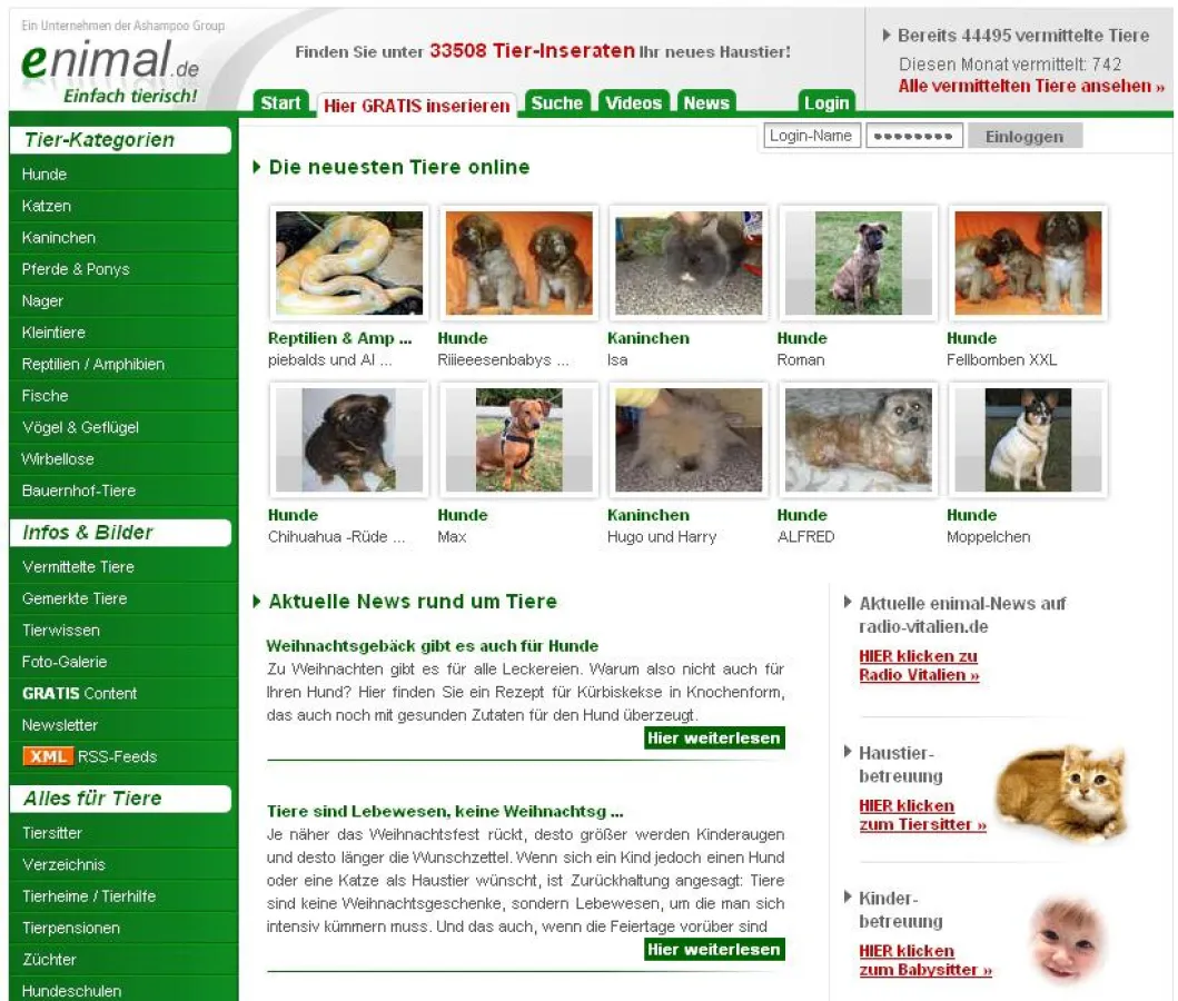 enimal.de - Einfach tierisch!