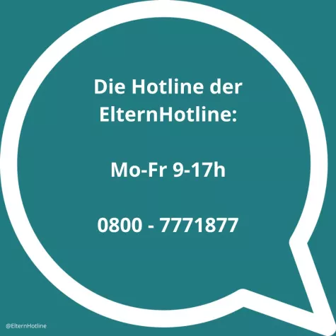 Bild: Die Hotline der ElternHotline steht bereit