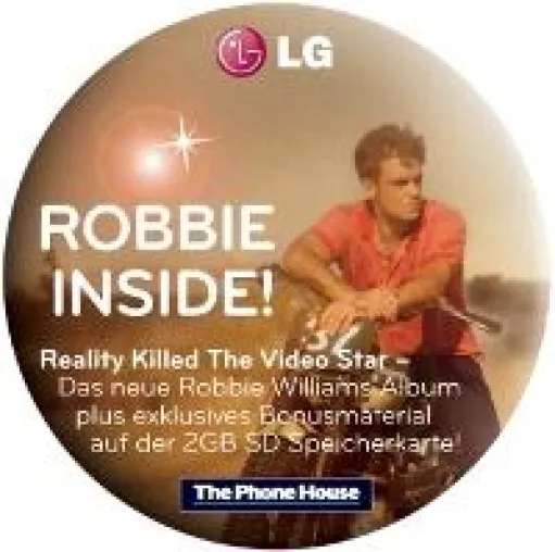 The Phone House und LG feiern Veröffentlichung des neuen Robbie Williams Albums Bild: The Phone House und LG feiern Veröffentlichung des neuen Robbie Williams Albums