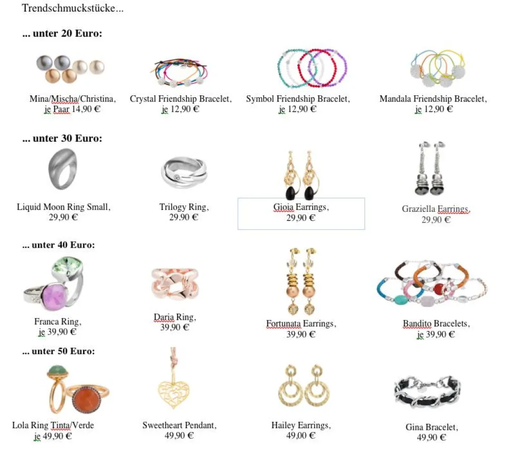 Designerschmuck für jedes Budget