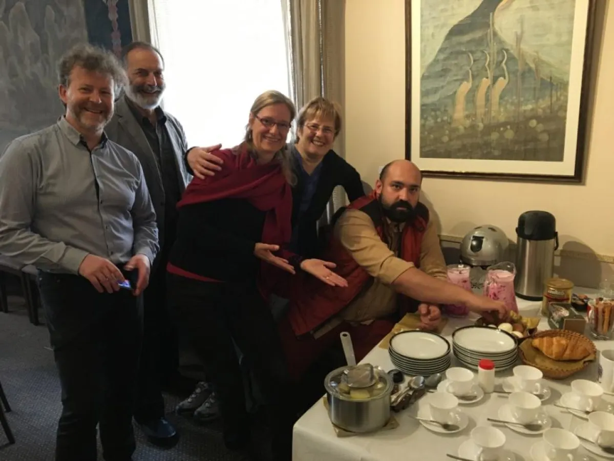 Litauische Nationalspeise beim Vorbereitungs-Workshop im Ciurlionis-Haus Vilnius, Foto: V.Nilsen