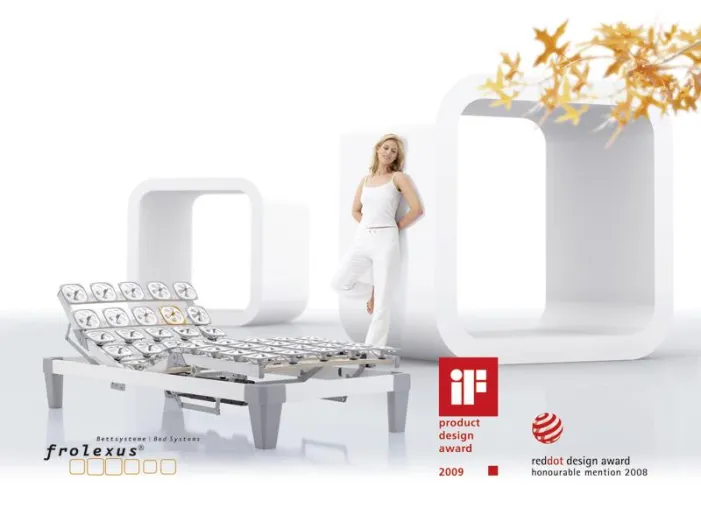 Bild: FROLI mit frolexus_Bettsystem für den interior innovation award cologne 09 nominiert