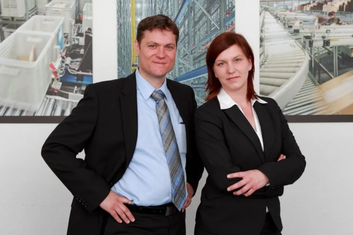 Die neue Geschäftsführung der Logistikberatung Neef GmbH: Dipl.-Ing. Huben Hafer und Dipl.-Wirt.-Ing. Daniela Kücken (v.l.n.r).