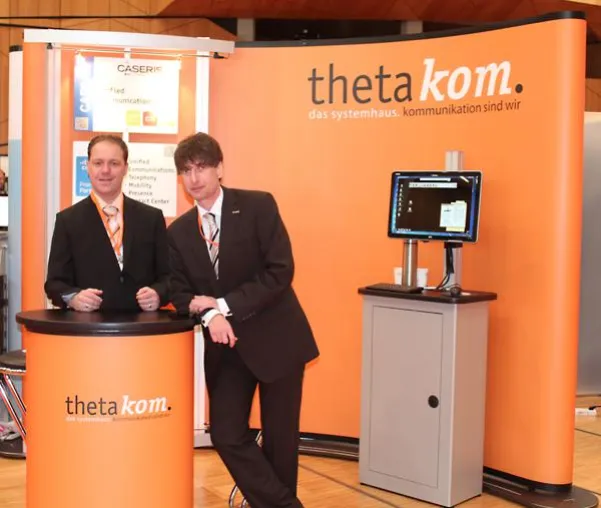 thetakom.–Lösungen überzeugen Besucher auf der IT & Media Bild: thetakom.–Lösungen überzeugen Besucher auf der IT & Media