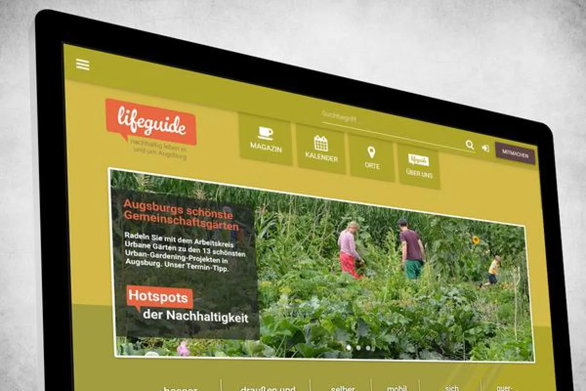 Die neue Website des Lifeguide von creationell: Nachhaltigkeit in modernem Webdesign