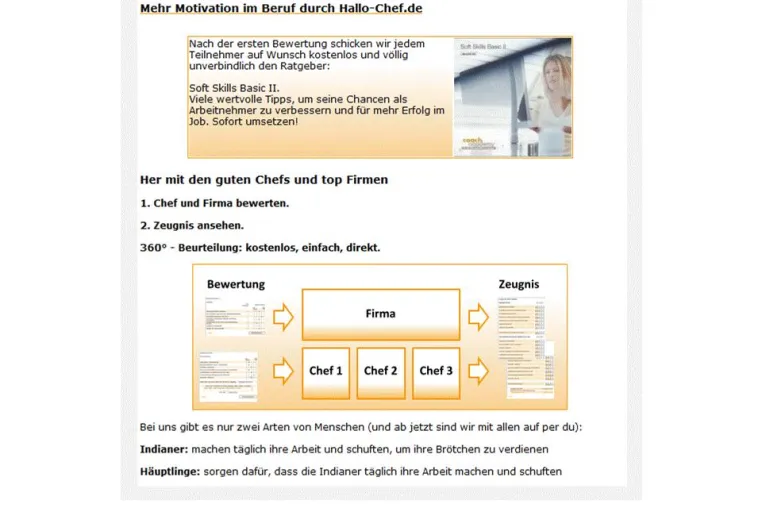 Ein guter Chef lässt sich auch mal die Meinung sagen Bild: Ein guter Chef lässt sich auch mal die Meinung sagen