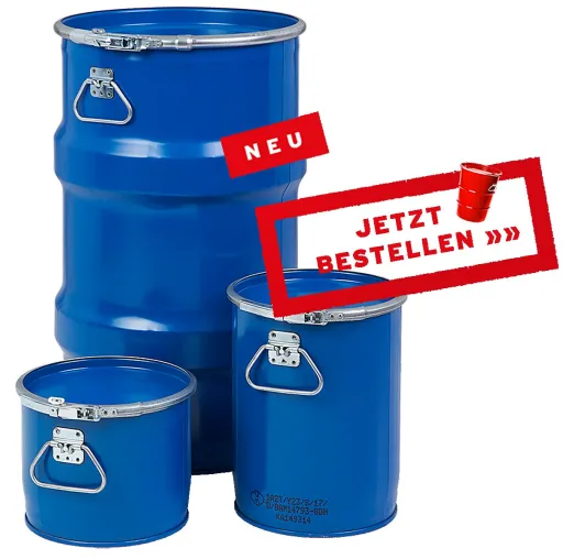 Bild: WEDTHOFF Industrieverpackungen mit einer Range von Gefahrgutverpackungen