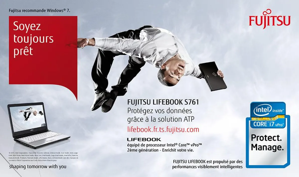 Werbeagentur RED entwickelt die neue Marketing-Kampagne für Fujitsu.