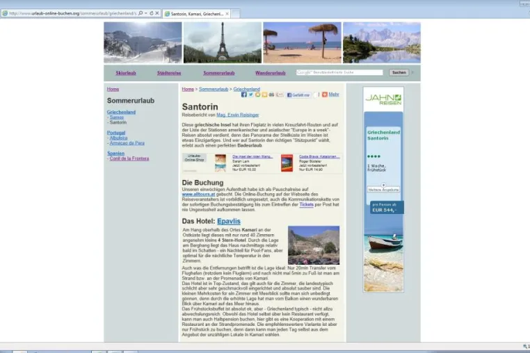 Bild: Bereits mehr als 5.000 Reiselustigen gefällt urlaub-online-buchen.org