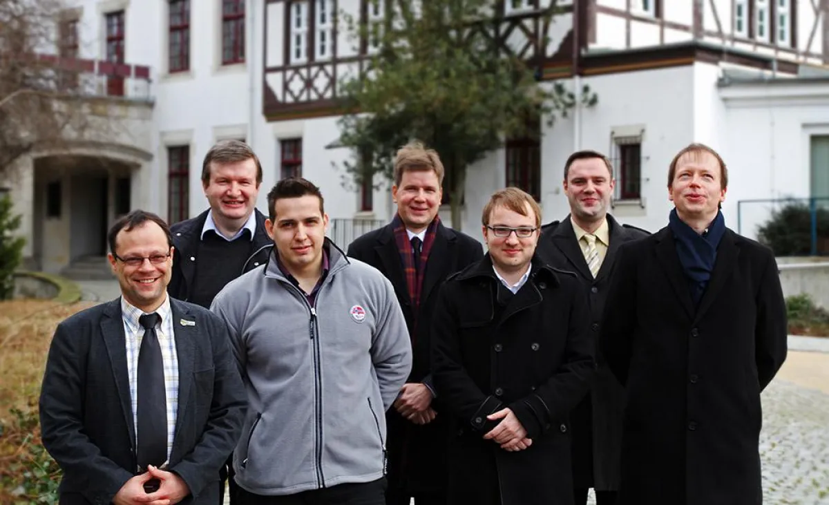 Die Teilnehmer des ?Scampii-4-eID?-Workshops an der Hochschule Harz.