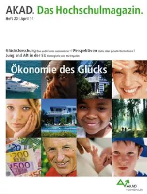 Bild: Neues AKAD-Hochschulmagazin mit dem Schwerpunkt Glücksforschung / Prof. Dr. Klaus Hurrelmann im Interview