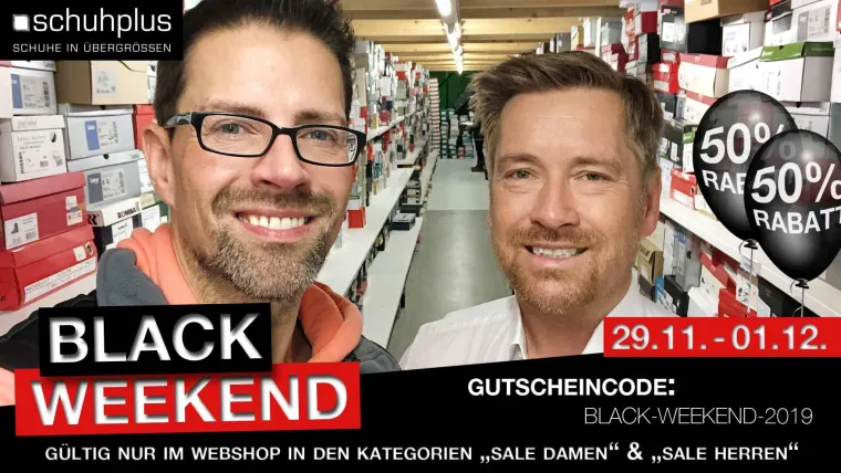 Bild: Black Weekend bei schuhplus