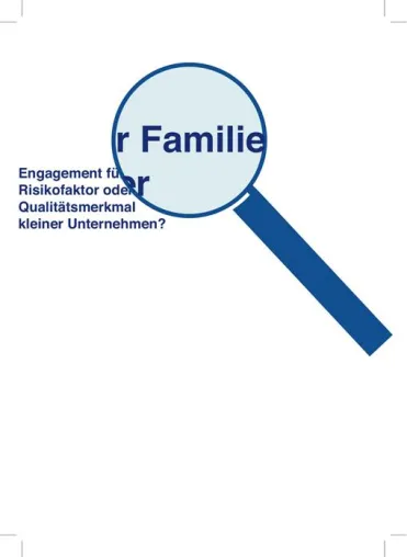 Podiumsdiskussion - Engagement für Familien – Risikofaktor oder Qualitätsmerkmal kleiner Unternehmen? Bild: Podiumsdiskussion - Engagement für Familien – Risikofaktor oder Qualitätsmerkmal kleiner Unternehmen?