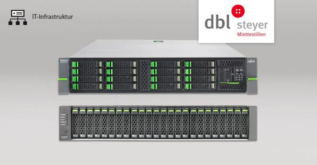 PRIMERGY RX300 Server und ETERNUS DX80S2 Storage von Fujitsu