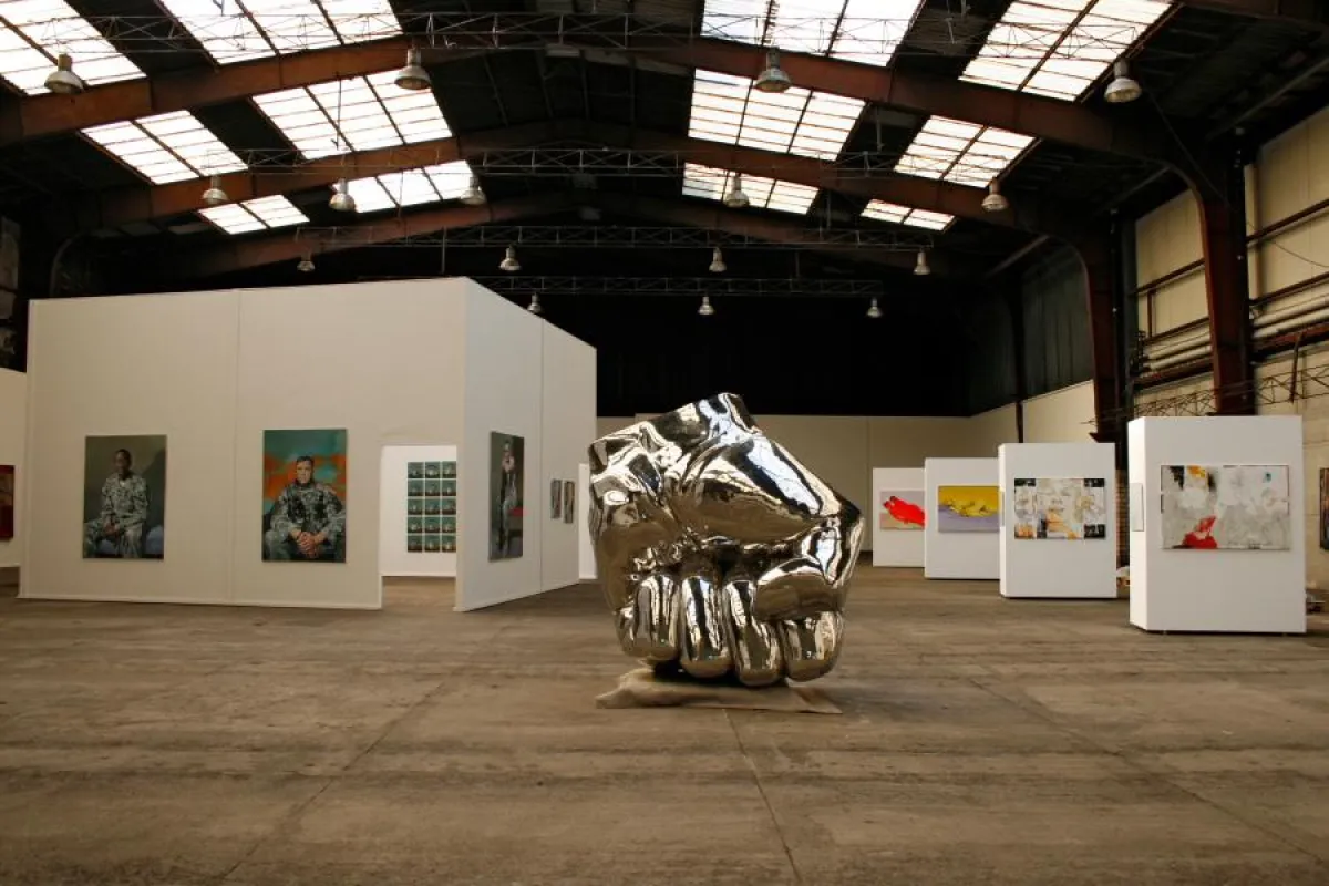 Der erste Ausstellungsraum in der Carlshütte