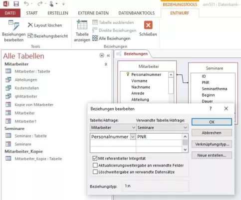 Bild: 61 Videos zum Erklären der Datenbank ergänzen den Unterricht