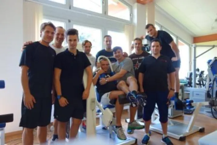 Bild: Eishockey: Starbulls Spieler in Bad Endorf zur Saisonvorbereitung