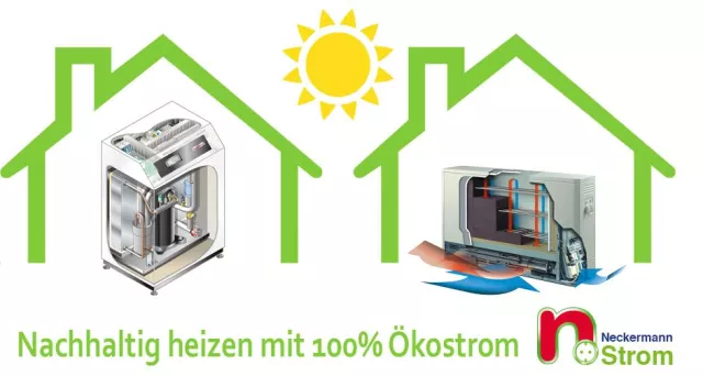 Bild: Bundesweit Ökostrom für Wärmepumpen- und Nachtspeicher-Heizungen: Jetzt mit Neckermann Strom nachhaltig heizen