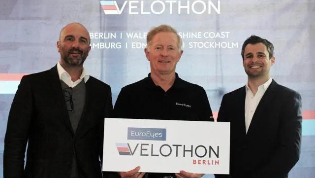 Bild: EuroEyes ist neuer Titelsponsor des Berliner Velothon!