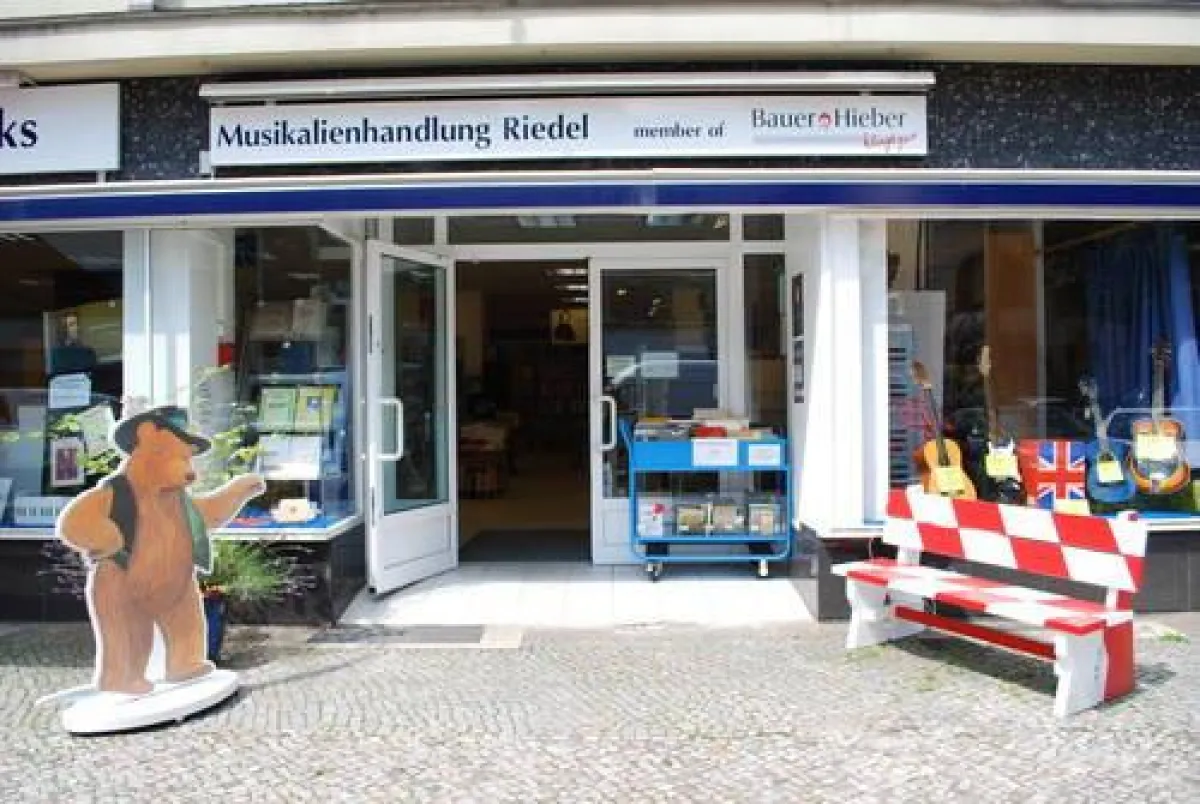 Musikalienhandlung Riedel in der Uhlandstraße 42 in Berlin