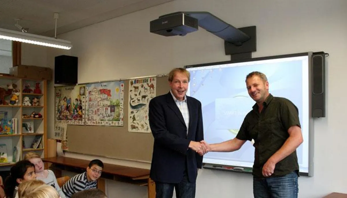 SMART Board in Bielefelder Grundschule