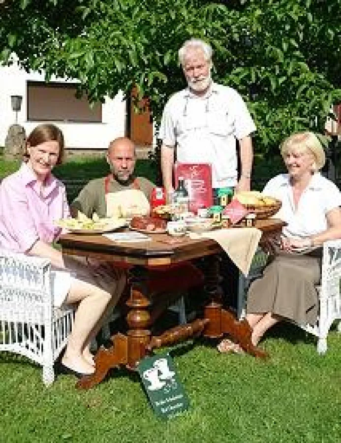 Produzenten aus der Uckermark: Daisy Gräfin von Arnim, Ottmar Bleske, Werner Kothe, Christina Erdner