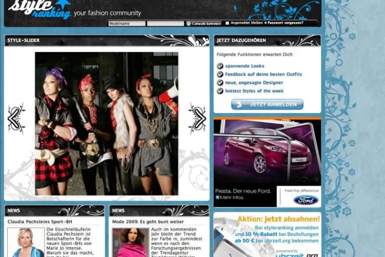 Bild: Fashioncommunity styleranking erstrahlt in neuem Look, mit neuen Partnern und weiteren Funktionen