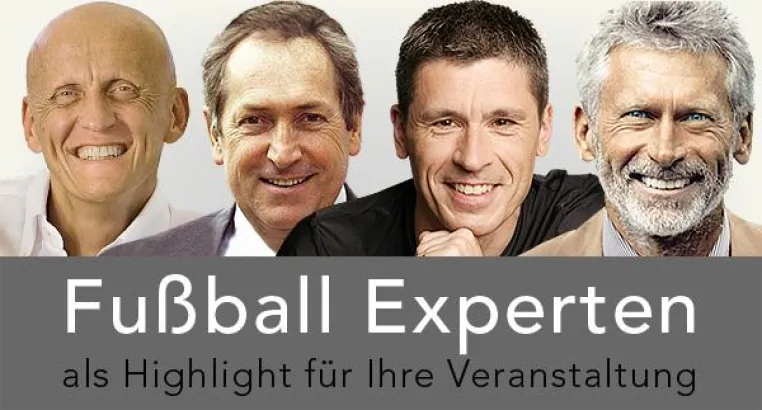 Internationale Fußball-Experten - buchbar für Vorträge und Interviews bei CSA Celebrity Speakers GmbH Bild: Internationale Fußball-Experten - buchbar für Vorträge und Interviews bei CSA Celebrity Speakers GmbH