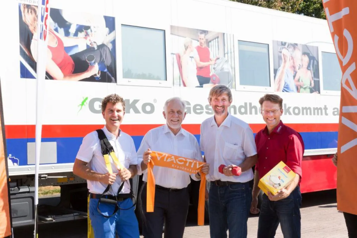 v.l. Christoph Jolk, Reinhard Brücker, Thilo Stumpf, Roland Jentschura