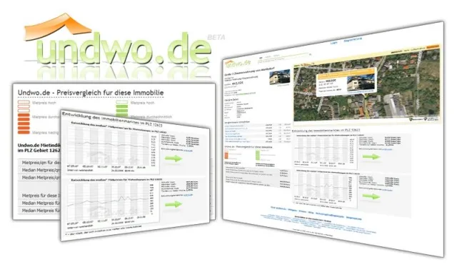 Bild: Preisvergleich von Immobilien bei Undwo.de