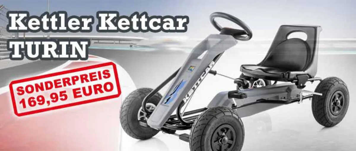 Das KETTCAR Sondermodell Turin Air Silverstar gibt es NUR bei www.gokart-profi.de