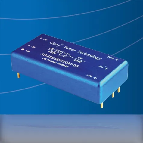 40 Watt DC / DC-Wandler im 2"x1"-Industriegehäuse Bild: 40 Watt DC / DC-Wandler im 2"x1"-Industriegehäuse