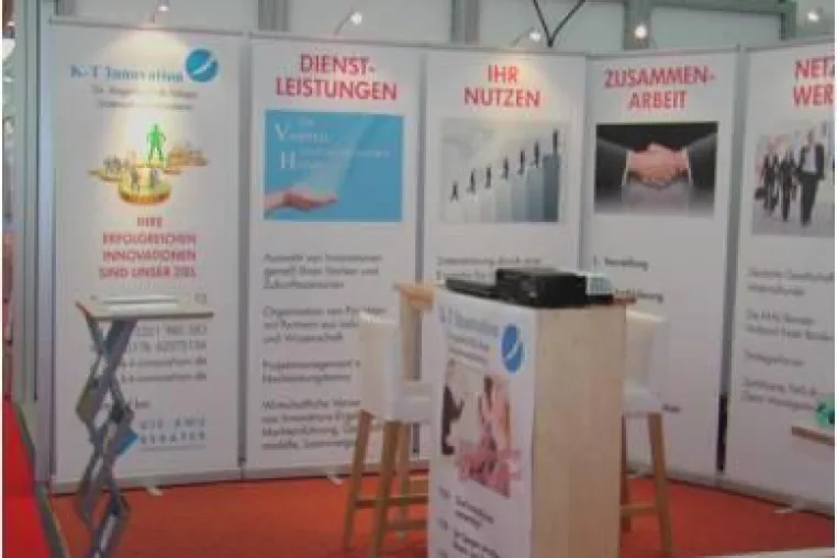 Bild: Stand auf der Südwestfälischen Technologieausstellung SWTAL 2008 in Lüdenscheid