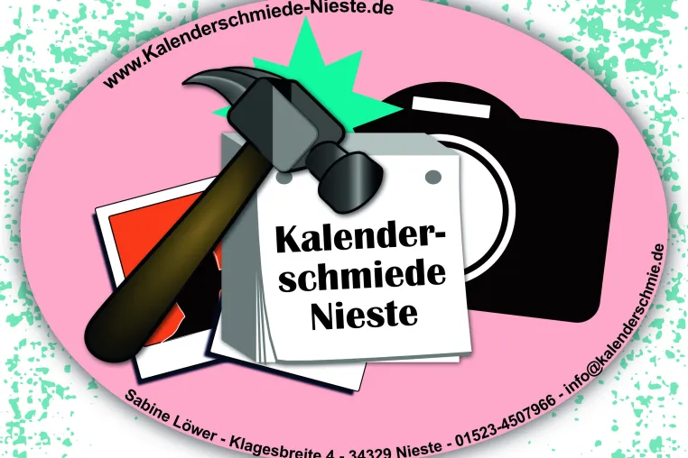 Bild: Kalender mit Tiermotiven, regionalem Bezug sowie Blumenmotiven und lustigen Sprüchen