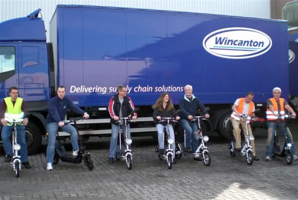 Bild: Wincanton fährt Roller für Tante Paula