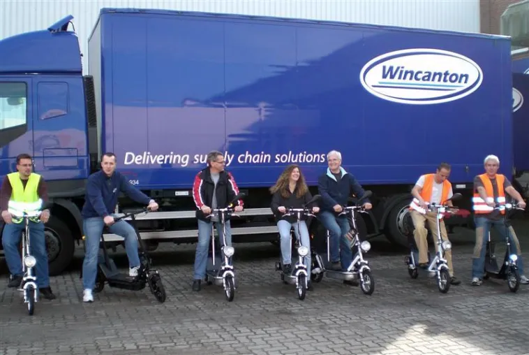 Bild: Wincanton fährt Roller für Tante Paula
