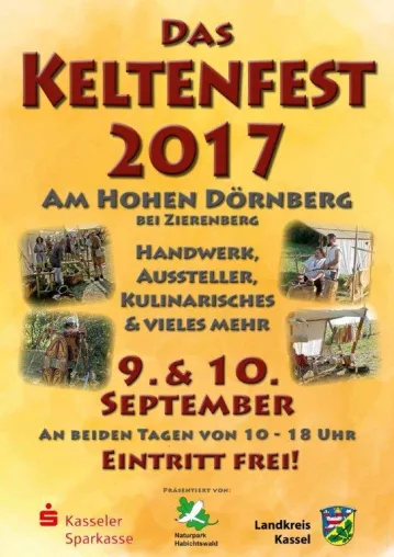 Bild: 2. Keltenfest am Hohen Dörnberg – ein Wochenende keltische Welt zum Erleben