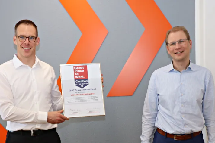 KBHT als „Great Place to Work“ zertifiziert Bild: KBHT als „Great Place to Work“ zertifiziert