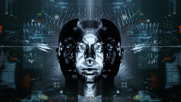 Bild: Cross-mediale KI Oper chasing waterfalls feiert im September 2022 Premiere in der Semperoper Dresden