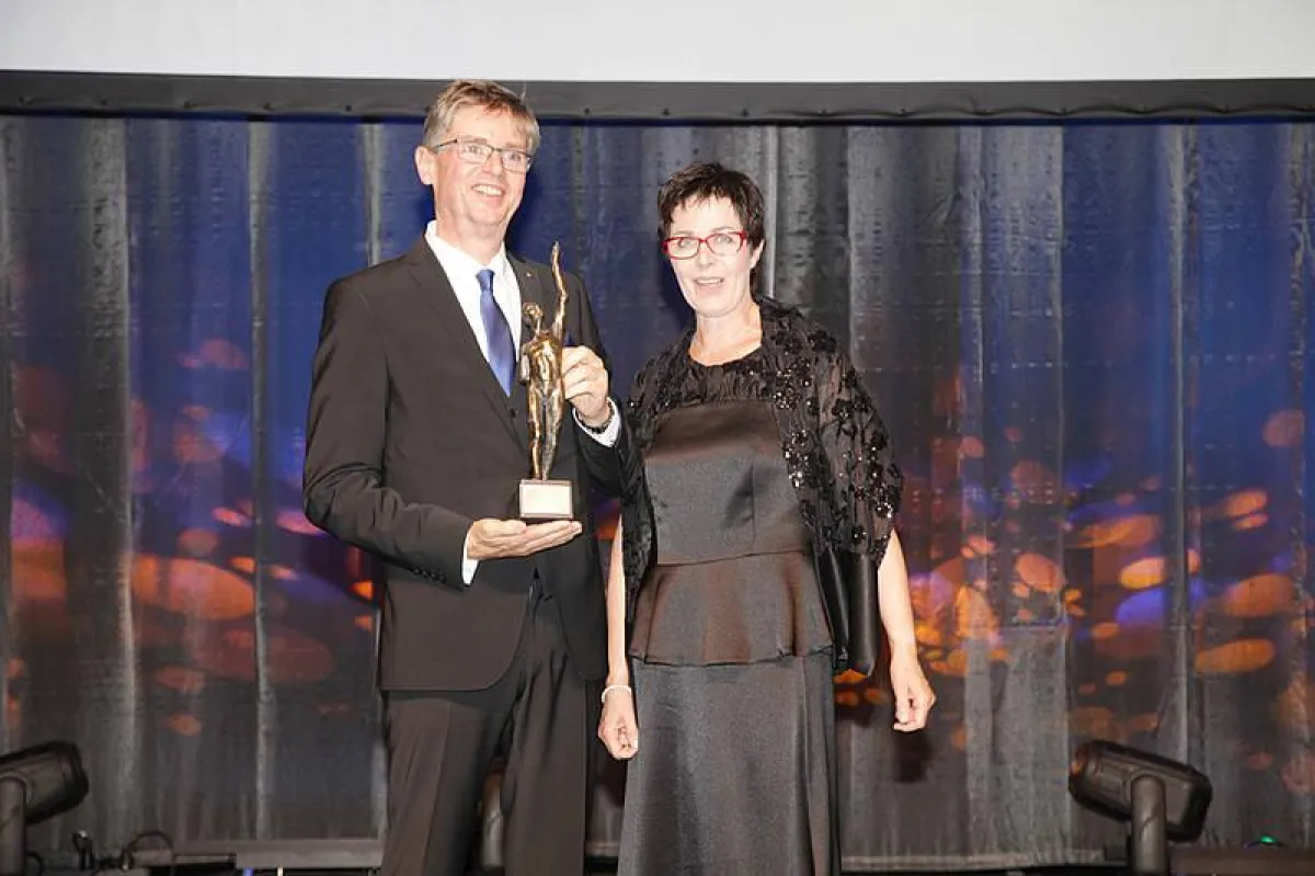 CEO Rainer Hönle und Petra Hönle