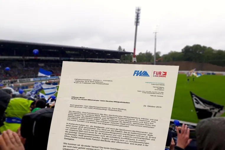 Bild: Nach Eskalation des Karlsruher Stadion-Streits: Stadträte fordern KSC und Stadt zur Mediation auf