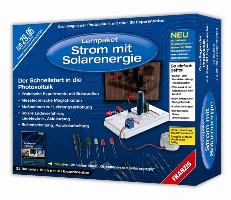 Bild: Geschenk für Experimentierfreudige: Die Lernpakete aus dem Franzis-Verlag bieten Wissen zum Anfassen