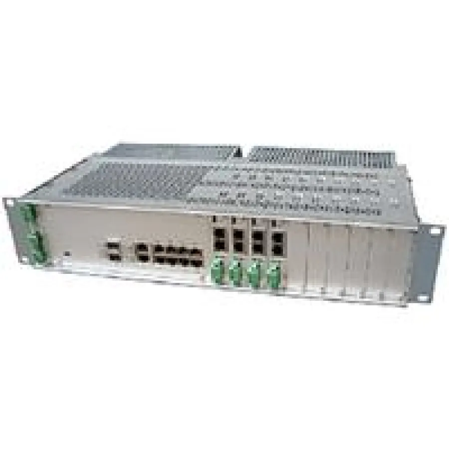 Vollwertiger Layer-2-Switch von Black Box aggregiert bis zu 20 DSL-Leitungen